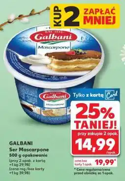 Kaufland GALBANI Ser Mascarpone 500 g opakowanie oferta