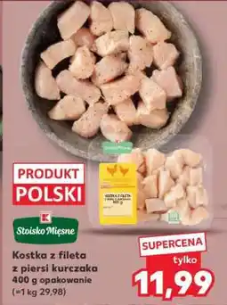 Kaufland Kostka z fileta z piersi kurczaka 400 g opakowanie oferta