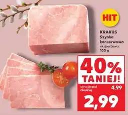 Kaufland KRAKUS Szynka konserwowa eksportowa 100 g oferta