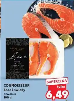 Kaufland CONNOISSEUR Łosoś świeży dzwonko 100 g oferta