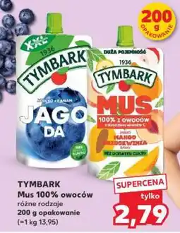Kaufland TYMBARK Mus 100% owoców oferta