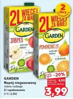 Kaufland GARDEN Napój niegazowany różne rodzaje oferta