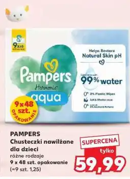 Kaufland PAMPERS Chusteczki nawilżane dla dzieci oferta