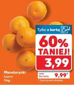Kaufland Mandarynki luzem 1 kg oferta