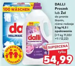 Kaufland DALLI Proszek lub Żel do prania tkanin, różne rodzaje 5 kg/4,5 l opakowanie oferta