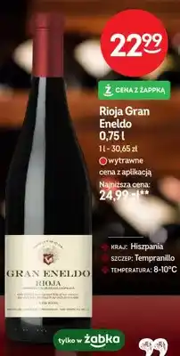 Żabka Wino czerwone Rioja Gran Eneldo oferta
