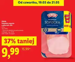 Lidl Polędwica sopocka w plastrach, XXL oferta