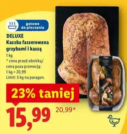 Lidl Kaczka faszerowana grzybami i kaszą oferta