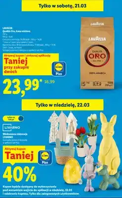 Lidl Kawa mielona Qualità Oro oferta