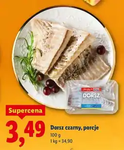 Lidl Dorsz czarny, porcje oferta
