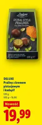 Lidl Praliny z kremem pistacjowym i kadayif oferta
