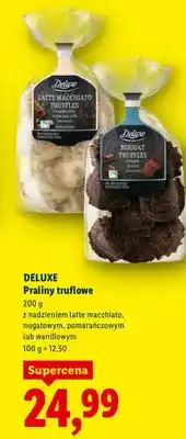 Lidl Praliny truflowe z nadzieniem latte macchiato, nugatowym, pomarańczowym lub waniliowym oferta