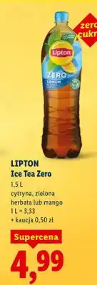 Lidl Ice Tea Zero oferta