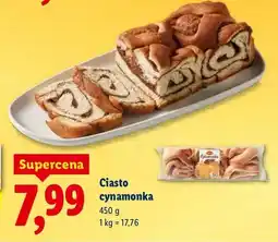 Lidl Ciasto cynamonka oferta