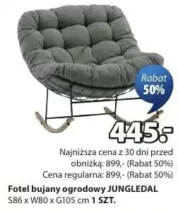 JYSK Fotel bujany ogrodowy Jungledal oferta