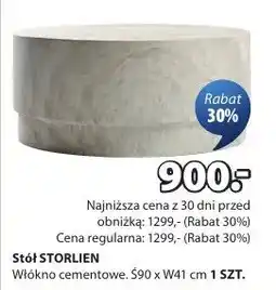 JYSK Stół Storlien włókno cementowe oferta