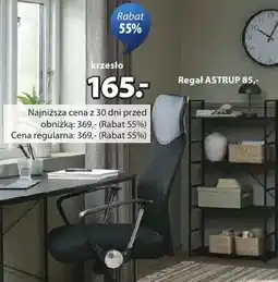 JYSK Krzesło biurowe Billum skóra ekologiczna i siatka poliestrowa oferta