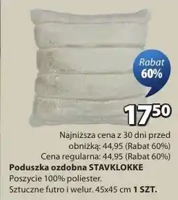 JYSK Poduszka ozdobna Stavklokke poszyce oferta