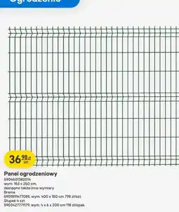 Castorama Panel ogrodzeniowy oferta