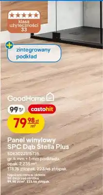 Castorama Panel winylowy SPC Dąb Stella Plus oferta