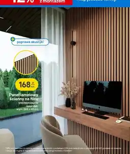 Castorama Panel lamelowy ścienny na filcu oferta