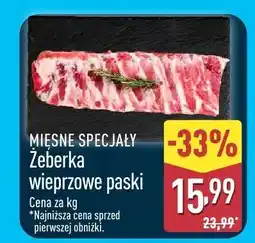 ALDI Żeberka wieprzowe paski oferta
