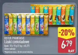 ALDI Lizaki czekoladowe różne rodzaje oferta