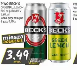 Słoneczko Piwo Beck's oferta