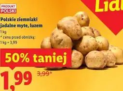 Lidl Polskie ziemniaki jadalne myte, luzem oferta