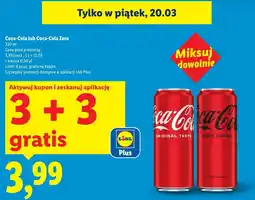Lidl Coca-Cola lub Coca-Cola Zero oferta