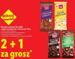 Lidl Wszystkie czekolady FIN CARRÉ z całymi orzechami lub z nerkowcami oferta
