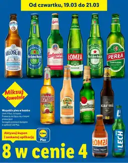 Lidl Wszystkie piwa w butelce oferta