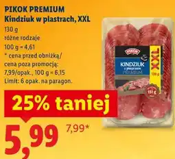 Lidl PIKOK PREMIUM Kindziuk w plastrach, XXL oferta