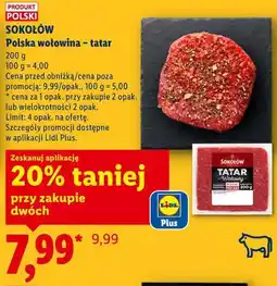 Lidl SOKOŁÓW Polska wołowina – tatar oferta