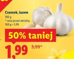 Lidl Czosnek, luzem oferta