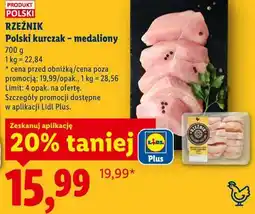 Lidl RZEŹNIK Polski kurczak – medaliony oferta