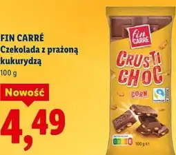 Lidl FIN CARRÉ Czekolada z prażoną kukurydzą oferta
