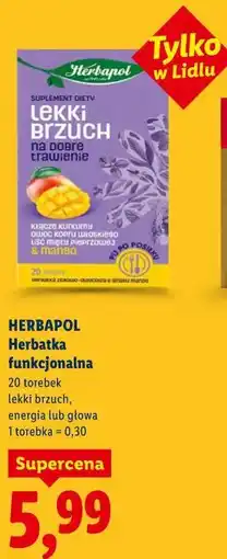 Lidl HERBAPOL Herbatka funkcjonalna oferta