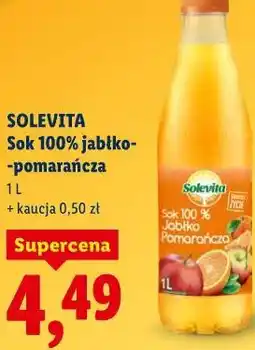 Lidl SOLEVITA Sok 100% jabłko-pomarańcza oferta
