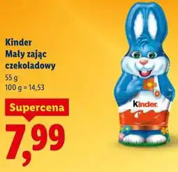 Lidl Kinder Mały zając czekoladowy oferta