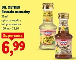 Lidl DR. OETKER Ekstrakt naturalny oferta
