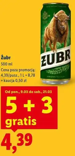 Lidl Żubr oferta