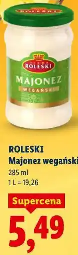 Lidl ROLESKI Majonez wegański oferta