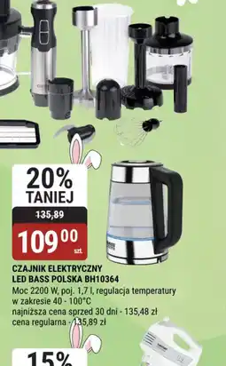 bi1 Czajnik elektryczny LED Bass Polska BH10364 oferta