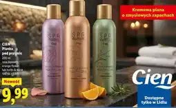Lidl CIEN Pianka pod prysznic oferta