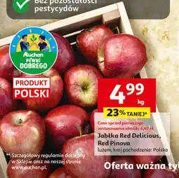 Auchan Jabłka Red Delicious, Red Pinova oferta