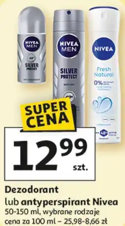 Auchan Dezodorant lub antyperspirant Nivea oferta