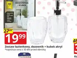 Prymus-AGD Zestaw łazienkowy dozownik + kubek oferta