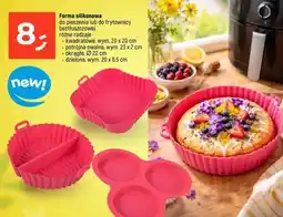 Dealz Forma silikonowa do pieczenia lub do frytownicy beztłuszczowej dzielona wym. 20 x 6,5 cm oferta