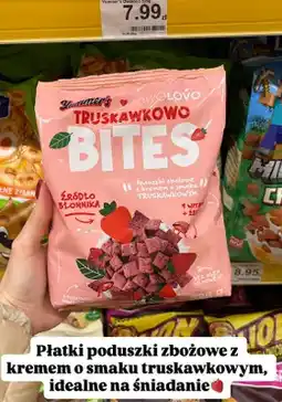 Dino Płatki poduszki zbożowe z kremem o smaku truskawkowym oferta